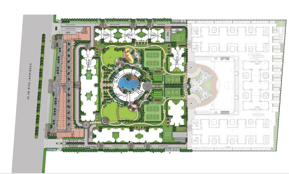 Sam Palm Olympia PH-2 floor plan layout